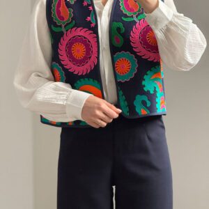 وست زنانه خامه دوزی چشم نواز